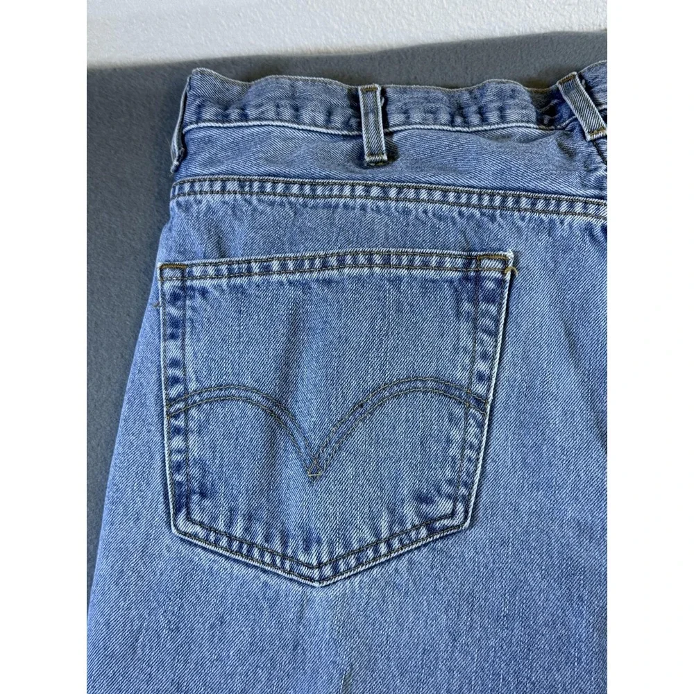 Y2k Levi's 550 Jeans Mens‎ 40x30 Light Wash Blue Relaxed Tapered Denim Casual